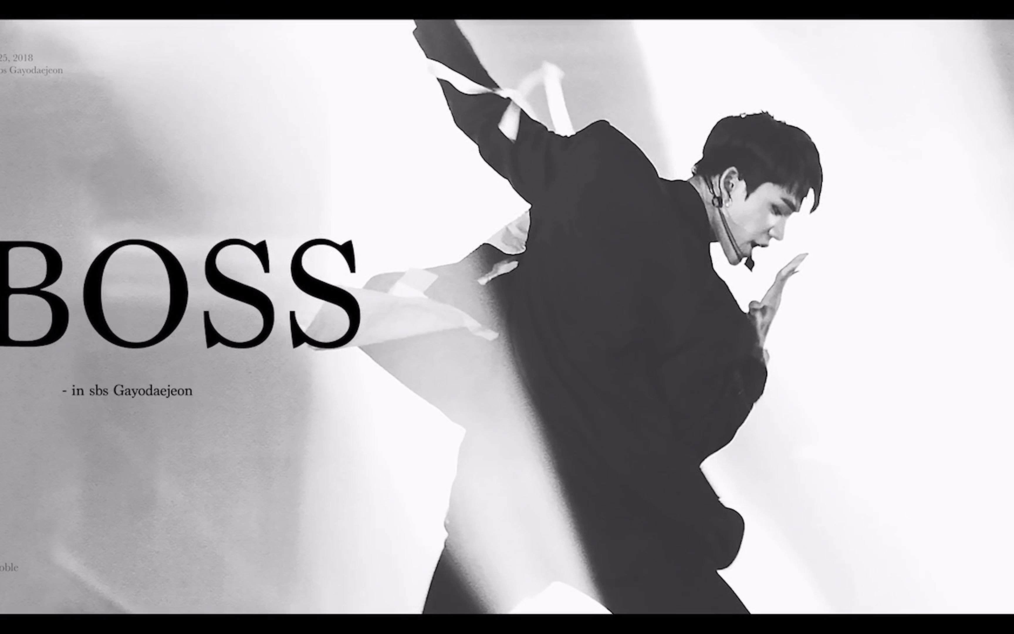 4k直拍黄旭熙boss饭拍歌谣大战的黑发西装小漂亮