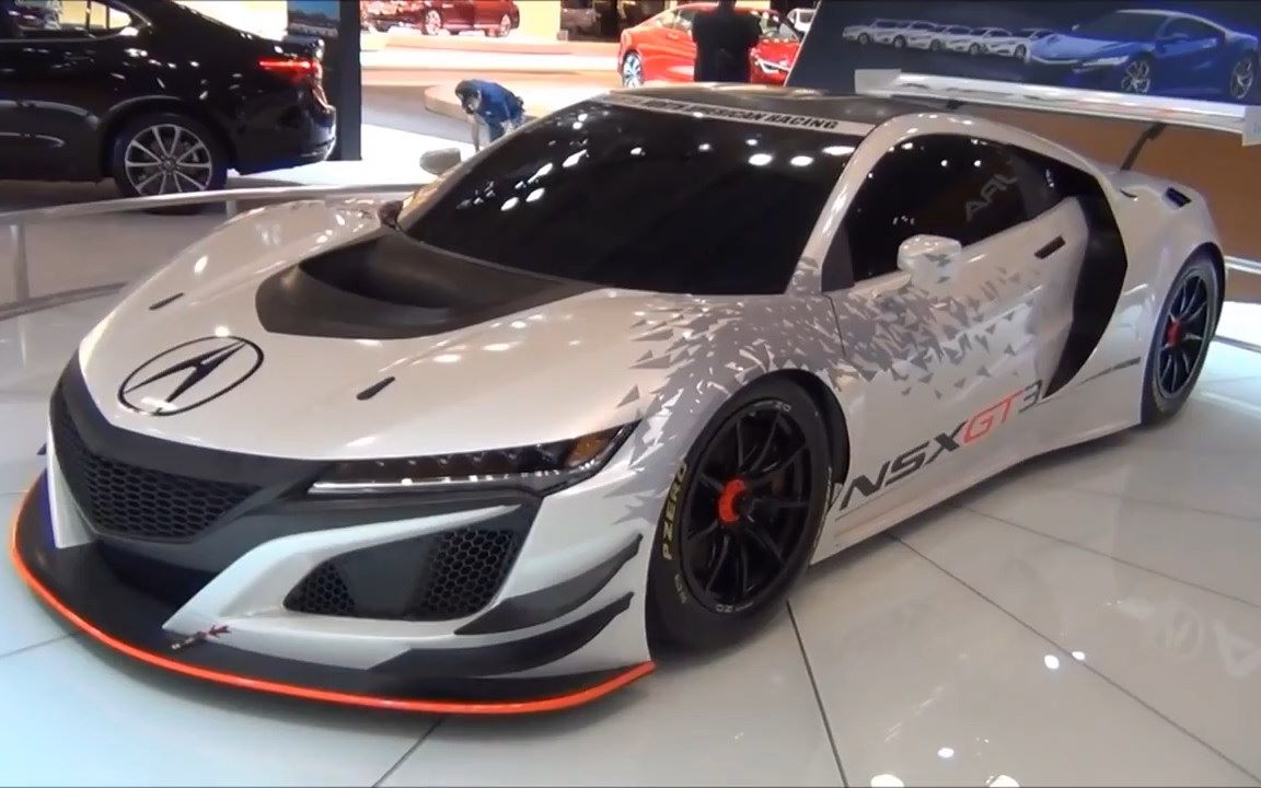 【2016纽约国际车展】 讴歌nsx gt3_哔哩哔哩 (゜-゜)つロ 干杯~-bili