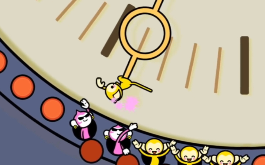 节奏天国 - 猴子拍手x办公椅转圈圈x刺水果吃吃