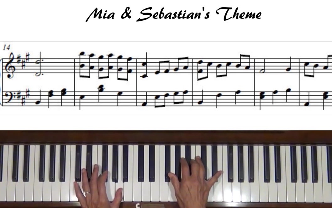 [图]钢琴演奏 + 教学 Mia & Sebastian's Theme (La La Land) Piano Tutorial