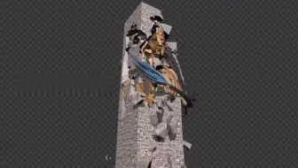 2.全息裸眼3d巨幕折角屏视频定制三折幕四折幕定制