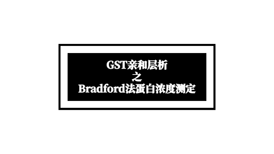 GST亲和层析之Bradford法蛋白浓度测定的定比稀释哔哩哔哩bilibili