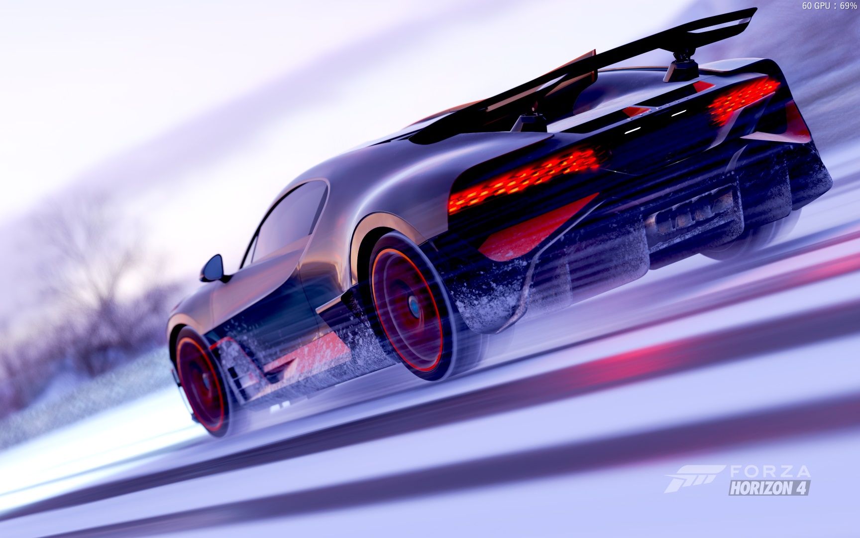 【地平线4】布加迪divo限量超跑迎战巨汗 w16涡轮增压发动机 零百仅需