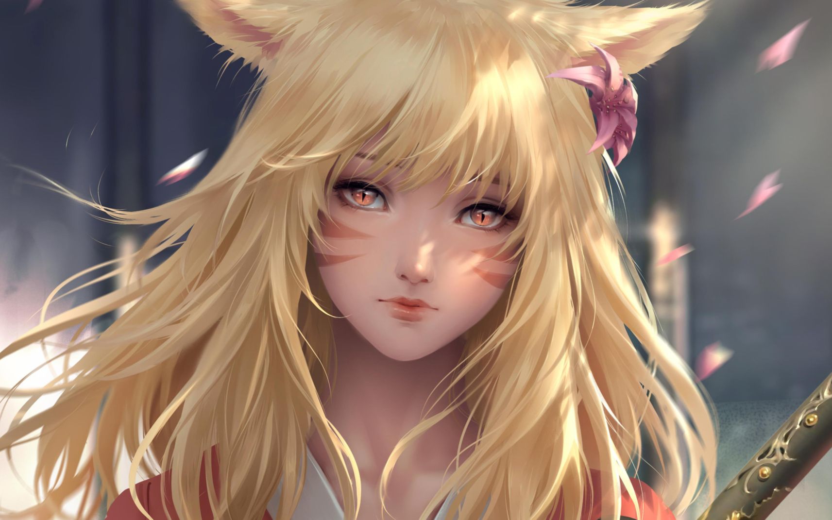 阿狸1080p动态桌面,steam创意工坊链接在简介!