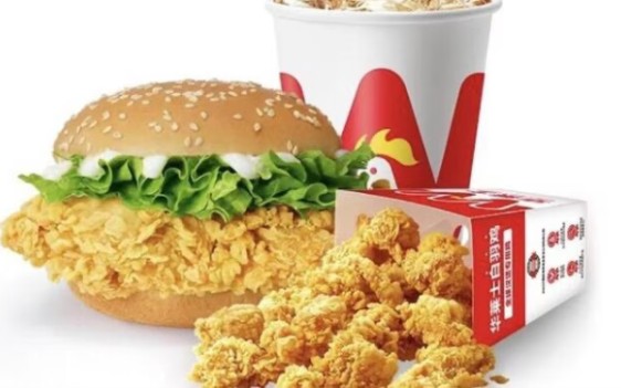 终于等到你,华莱士香辣鸡腿堡 鸡米花 可乐3件套只要8.9元啦!