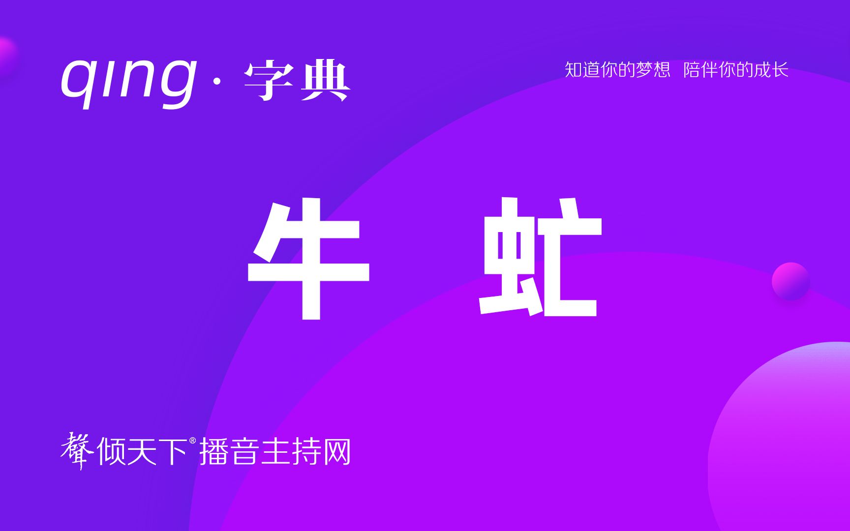 倾字典:牛虻不读忙,更不是流氓!配音、普通话、播音主持语音辨正哔哩哔哩bilibili