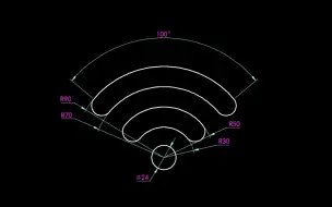 Download Video: CAD每日一练 CAD绘制wifi信号