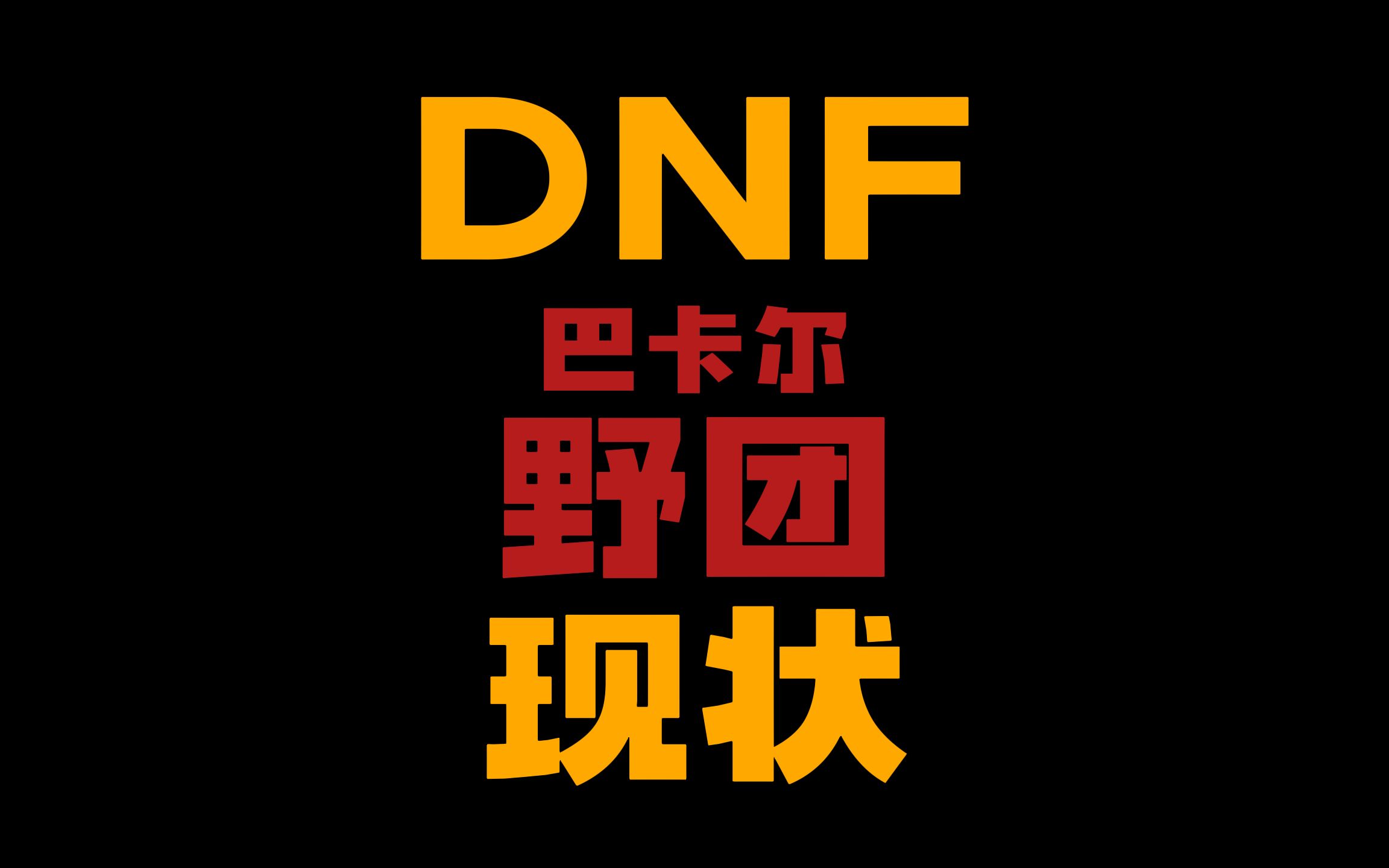 [图]DNF巴卡尔野团现状-真的有人没龙瘾么？