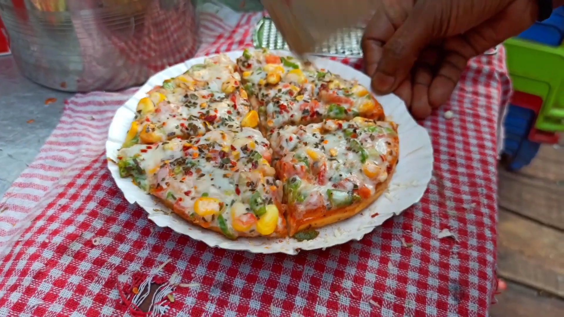 印度披萨,卖相可以,就是有点小