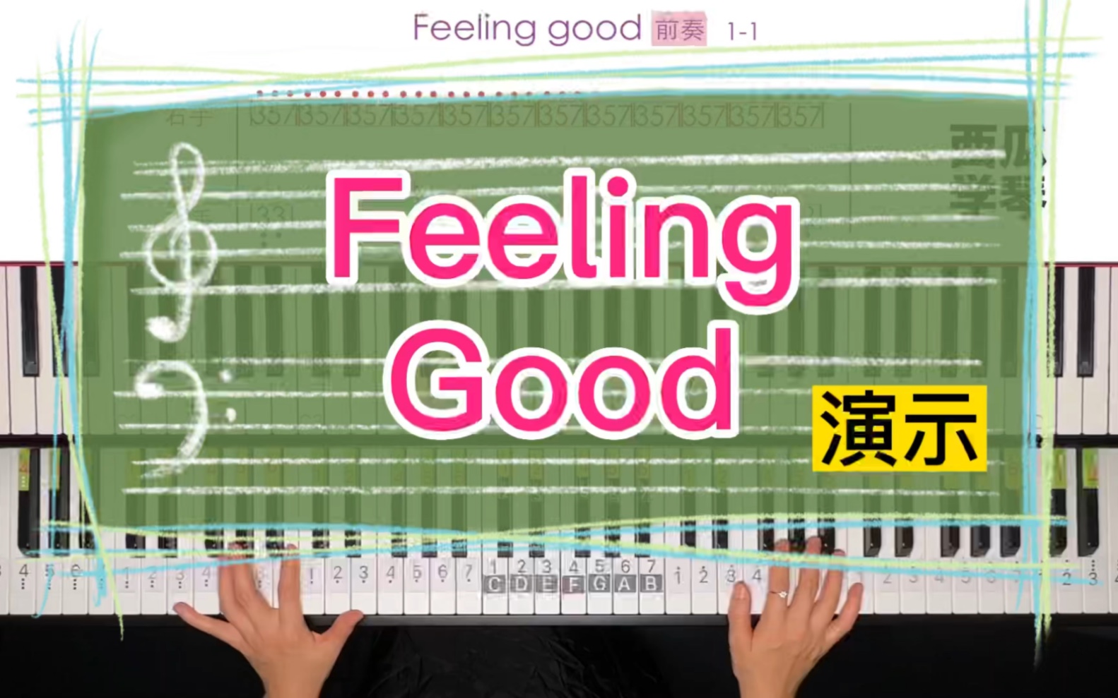 [图]《Feeling Good》钢琴简谱