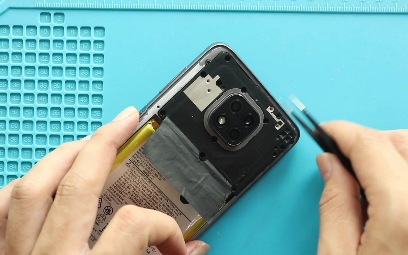 摩托罗拉 g power 2021 xt2117 喇叭响铃外放扬声器 更换教程 拆机