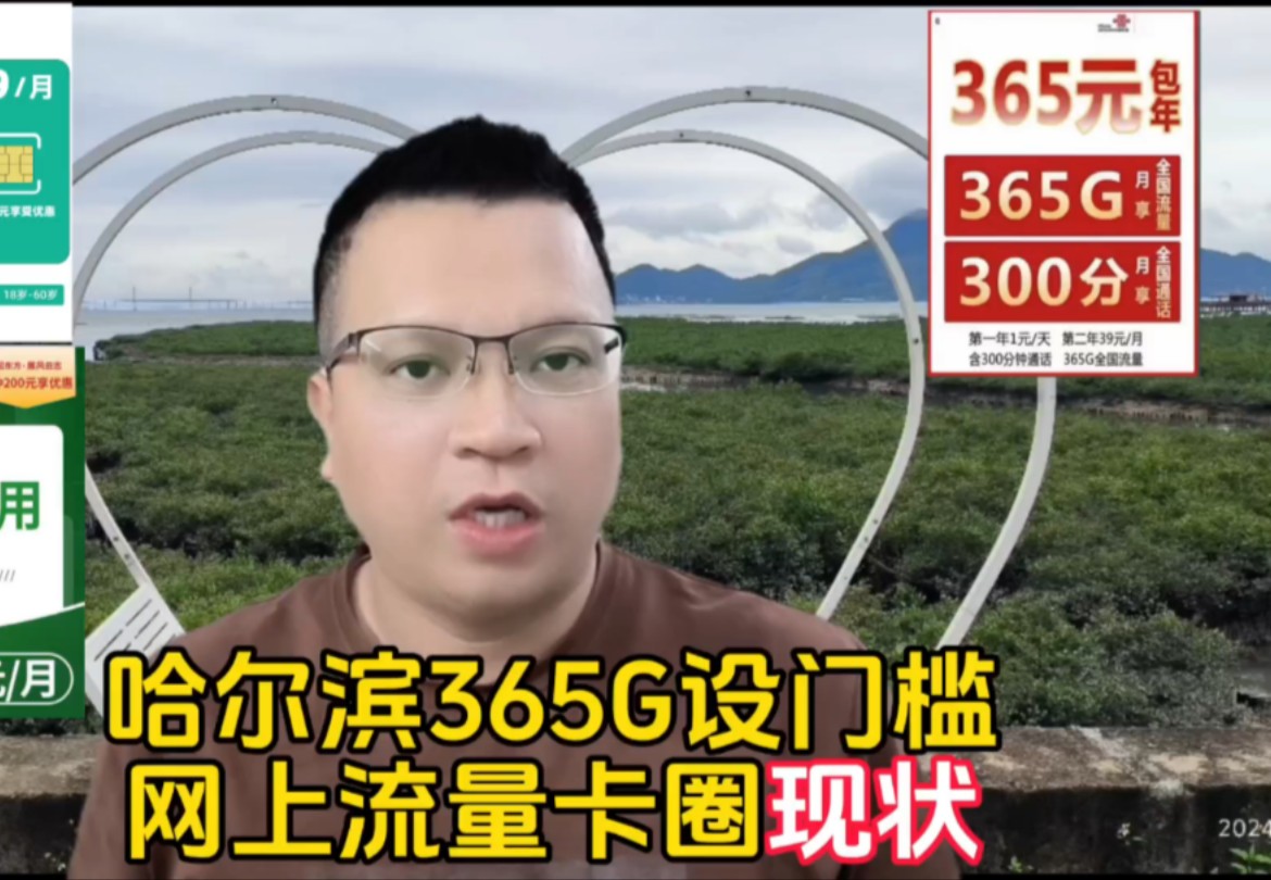 网上流量卡圈又迎来寒冬,哈尔滨365g设置门槛,目前现状分析哔哩哔哩bilibili