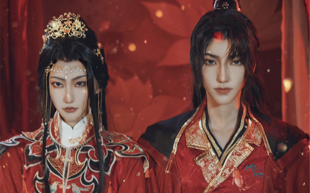 [图]【cos】【二哈和他的白猫师尊】我的海棠花之恋-红莲水榭邂逅美好爱情