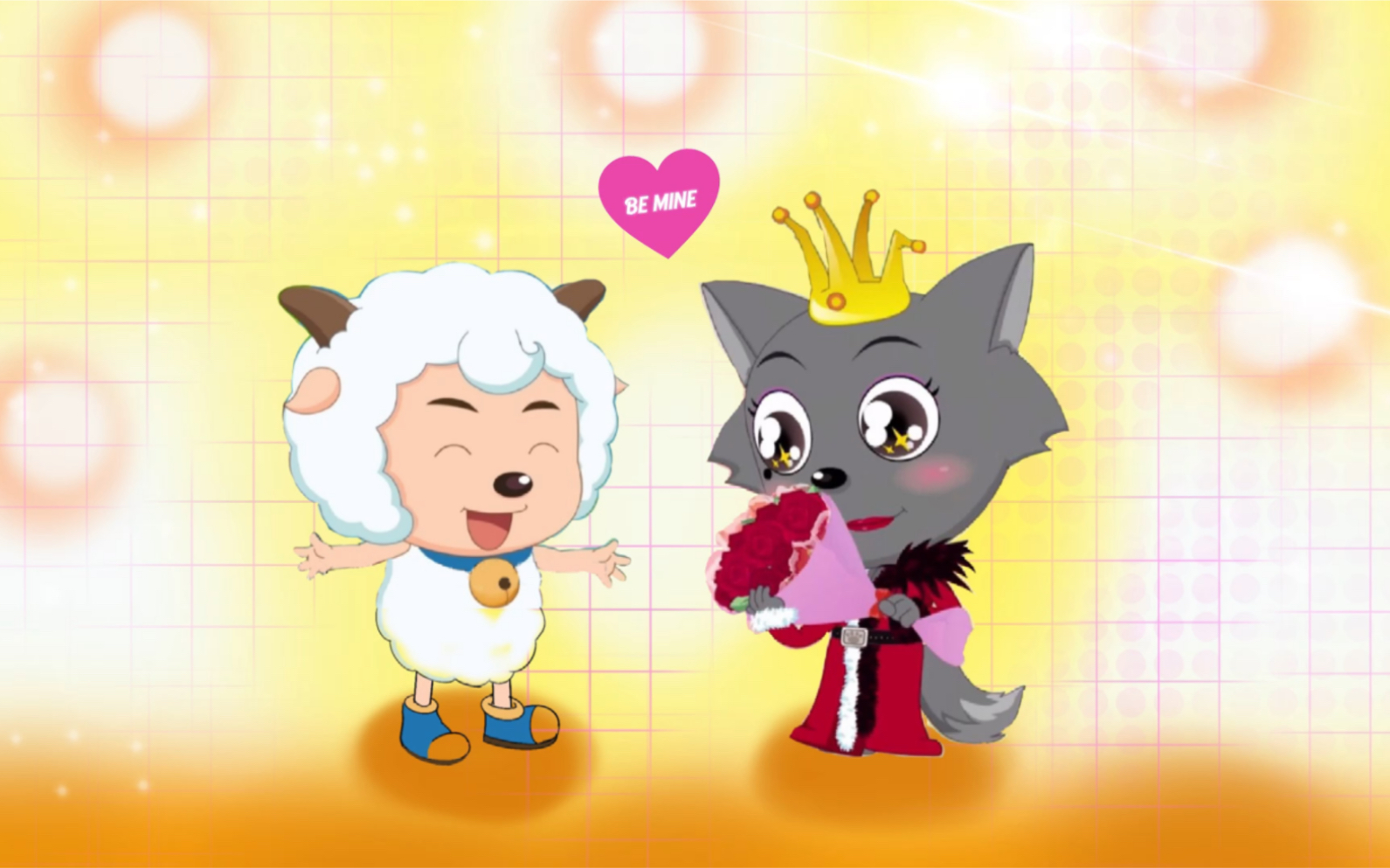 喜羊羊与灰太狼之运动英雄传喜羊羊和红太狼合体有多美