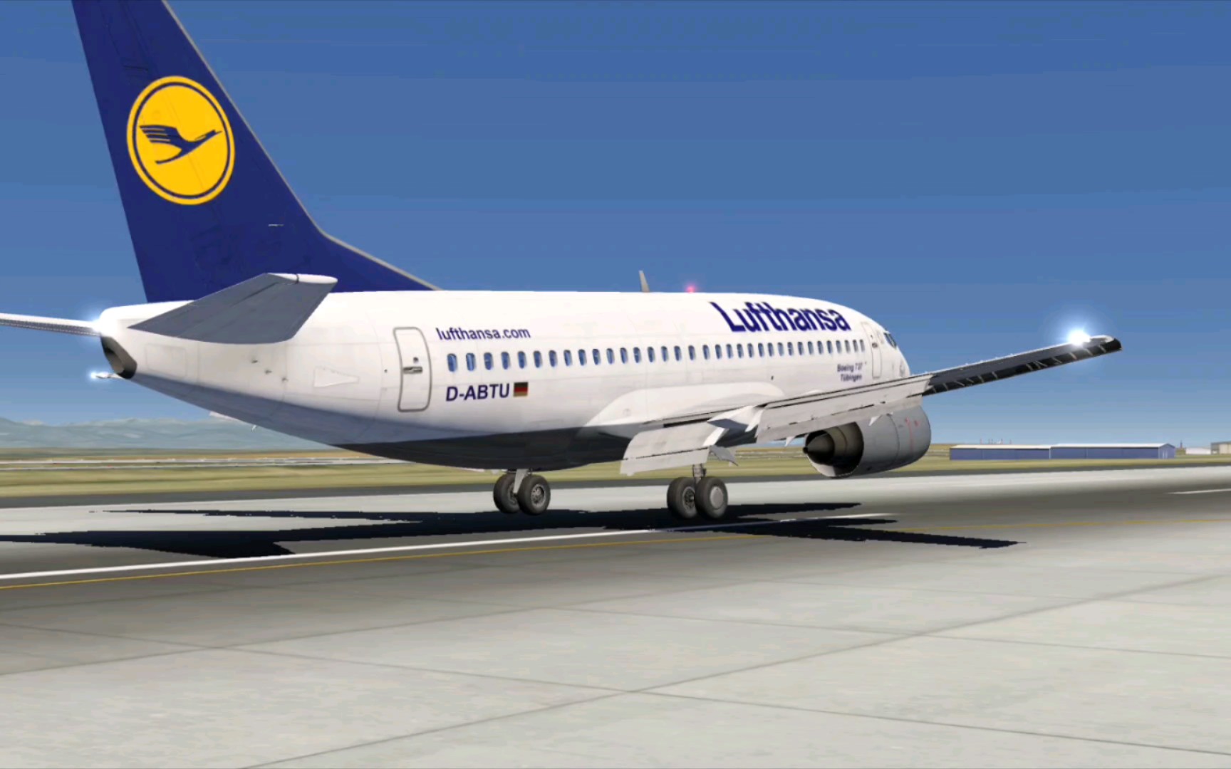 波音737-500好开了一些,看这个着陆就知道_哔哩哔哩bilibili