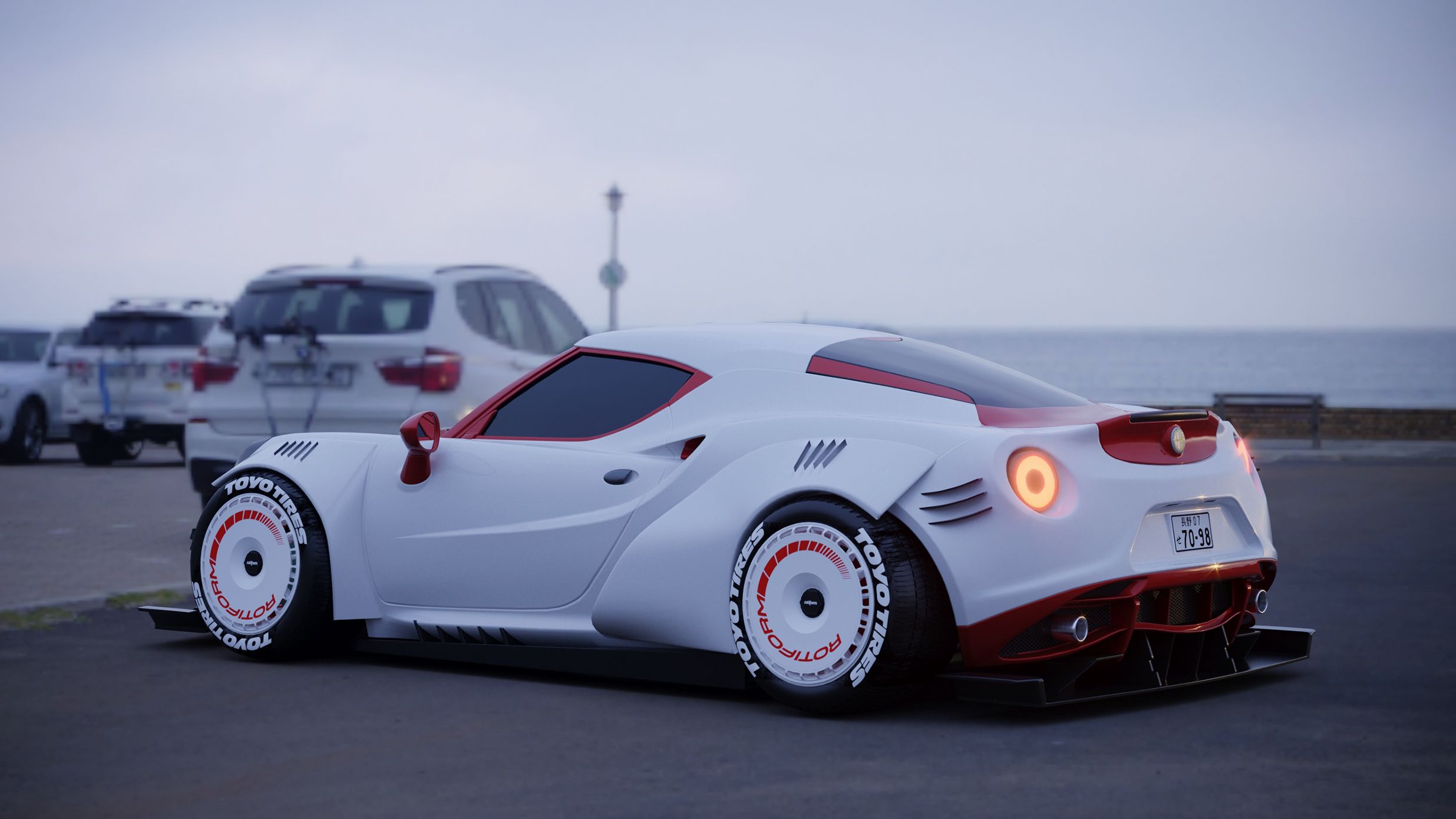 巅峰极速 阿尔法罗密欧4c 计时赛 上海国际赛车场环道 车种全国第一