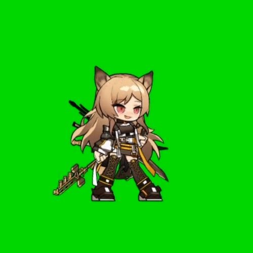 【明日方舟】刻俄柏绿幕素材