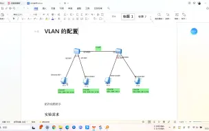 Download Video: 华为相同vlan跨交换机通信实验