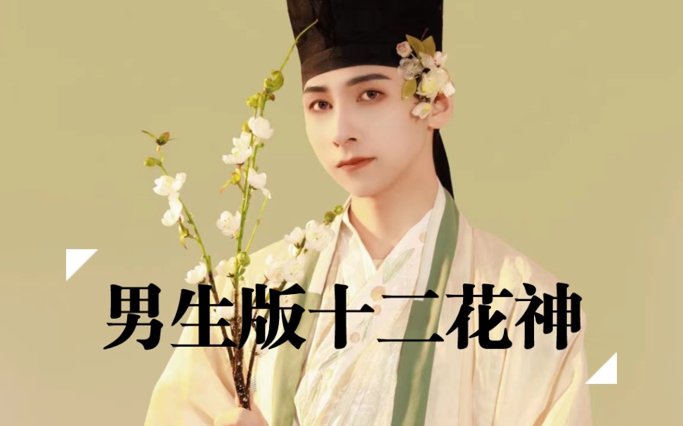 男生十二花神创作之杏花