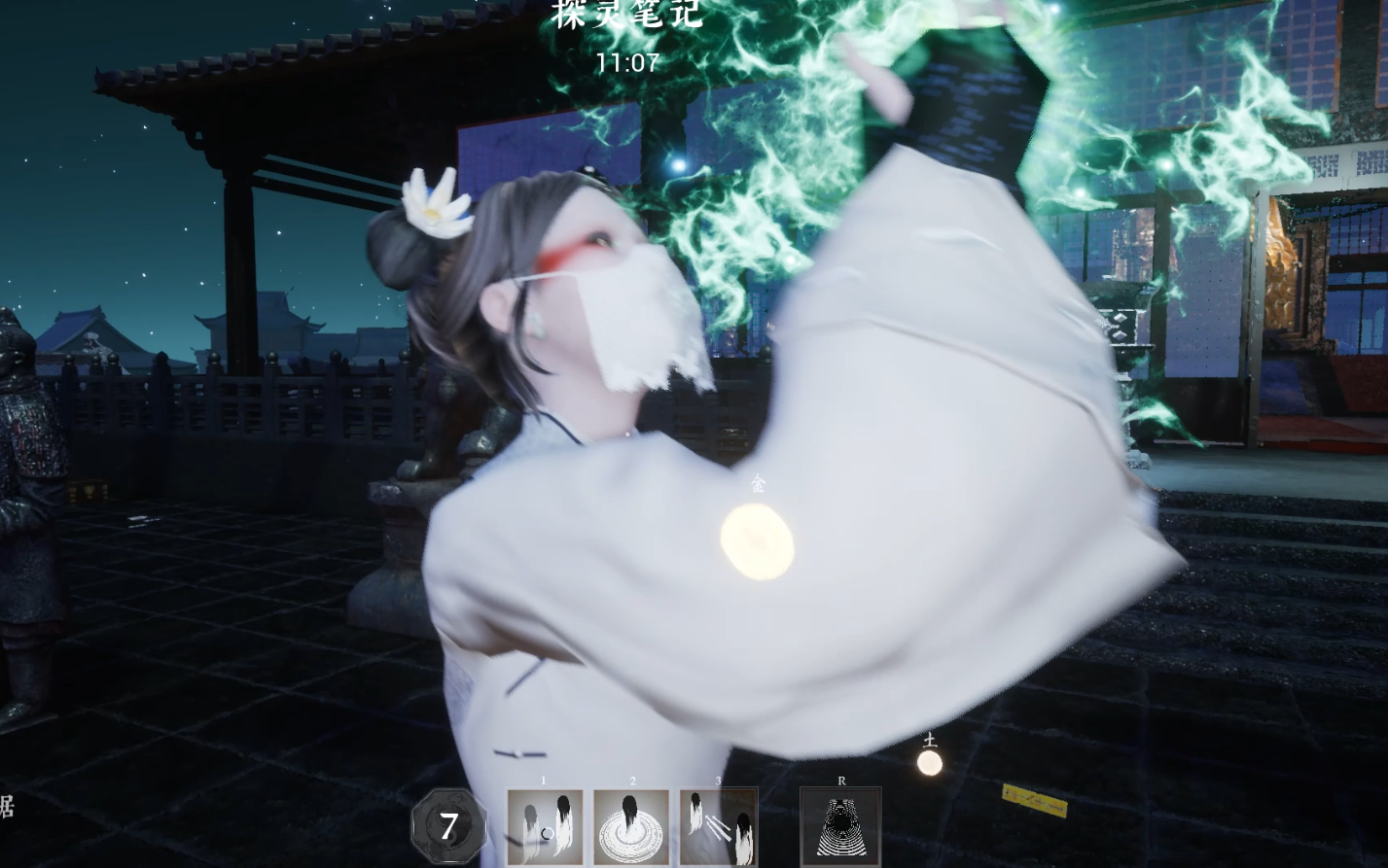 探灵笔记小丽宫女皮肤试玩5杀