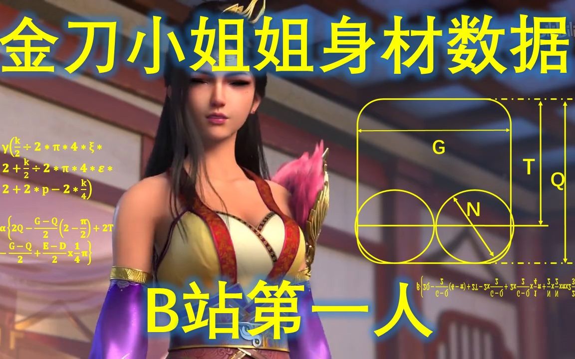 元龙你喜欢这款吗我算出了史金刀的身材数据b站第一人