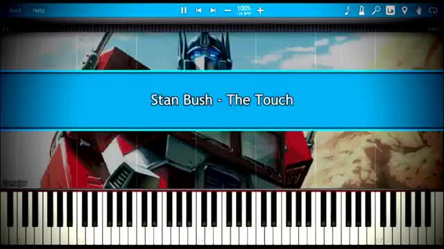 [图]【变形金刚】Stan Bush - The Touch - Synthesia Piano Tutorial