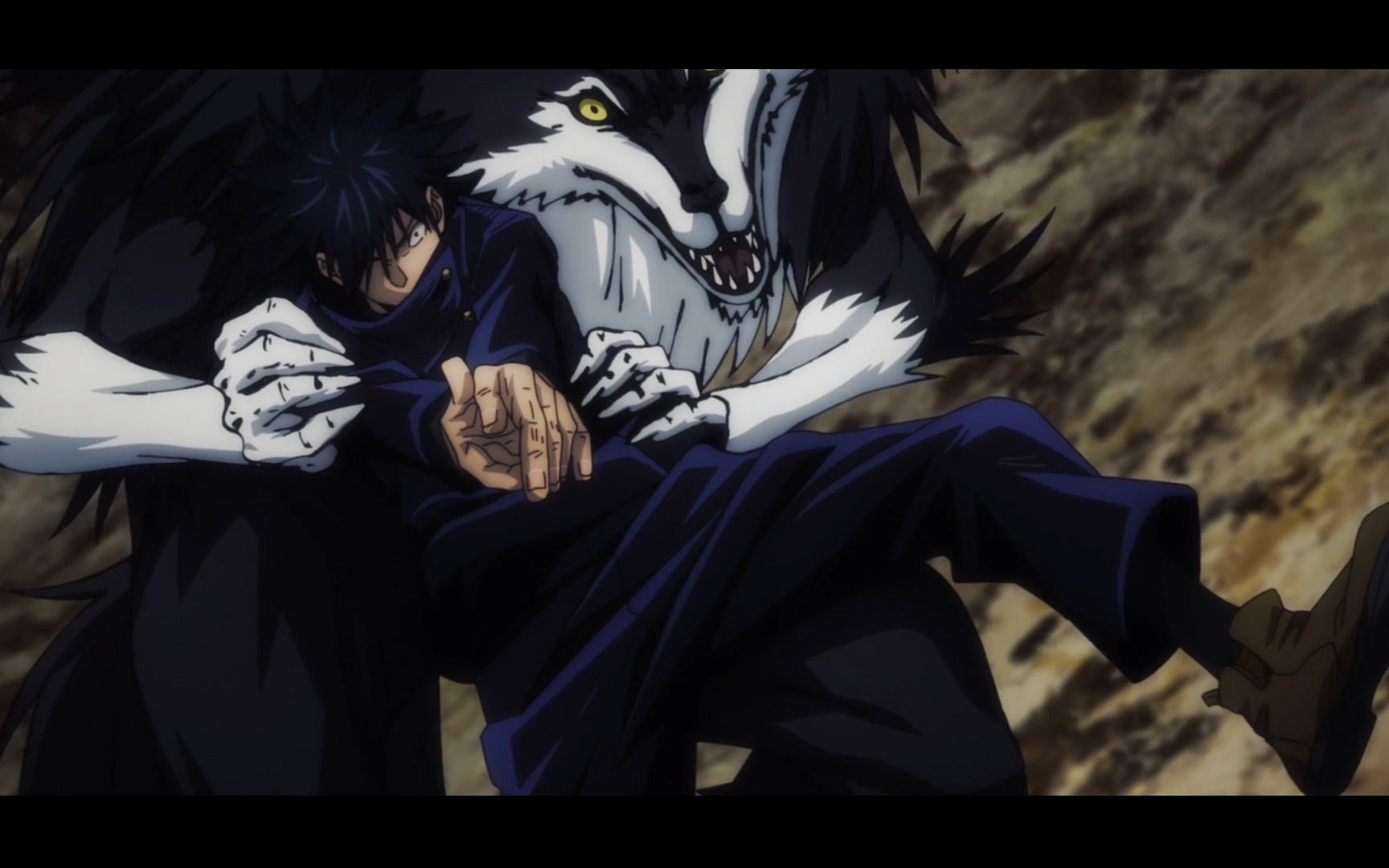 咒术回战精彩战斗作画-第一季 伏黑vs咒灵戴天