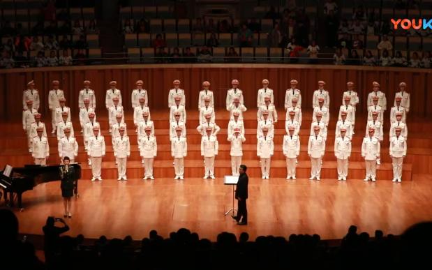 [图]打靶归来指挥合唱学习教学--中国武警男声合唱团演唱指挥肖鸣