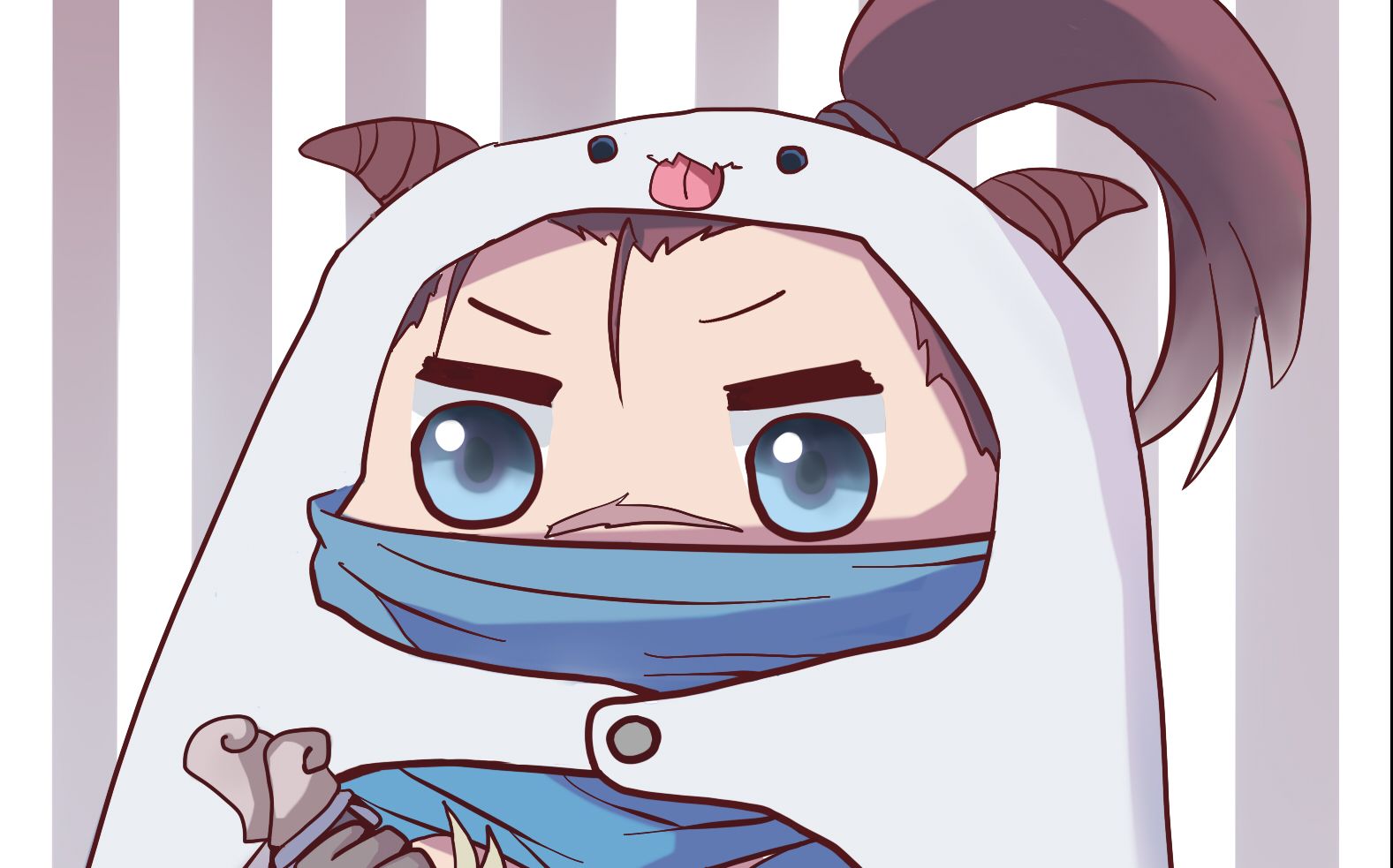 【骚男直播】骚男上单亚索对线盖伦,全局自带bgm