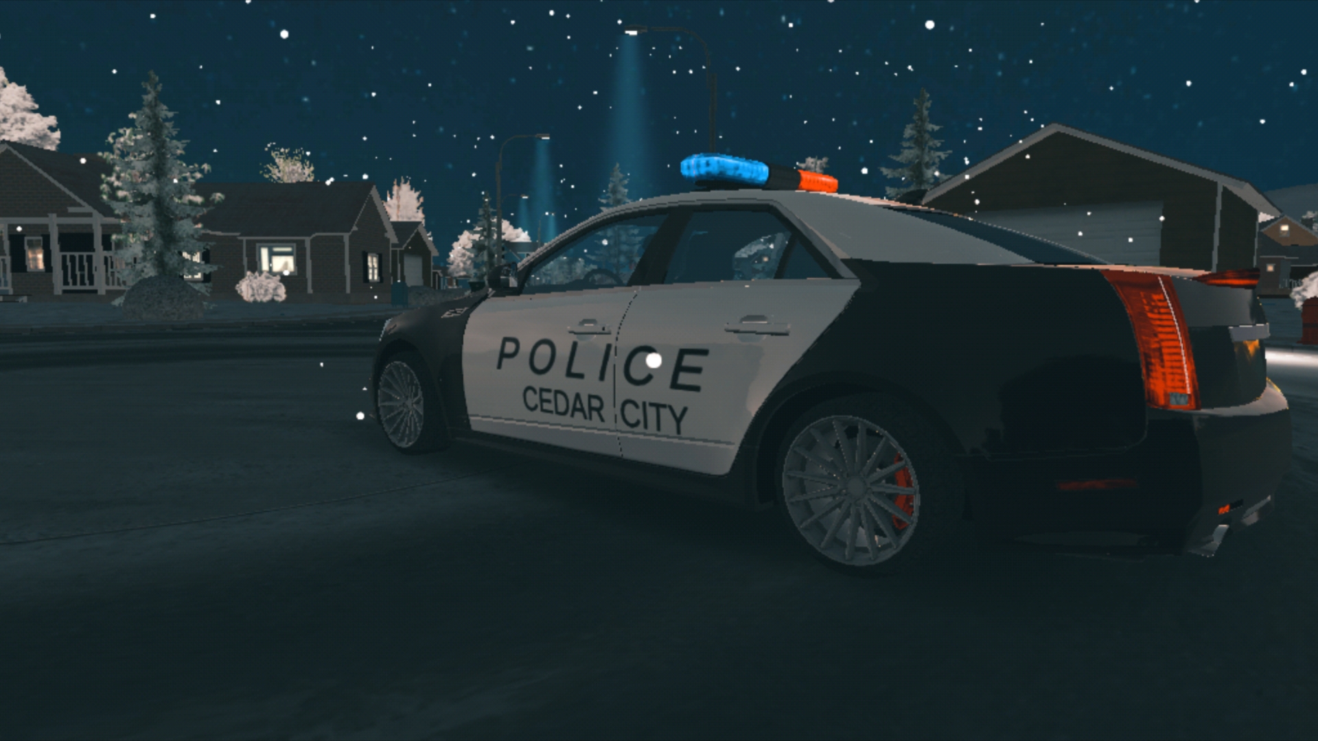 [cat parking]美国犹他州 雪松城警车展示