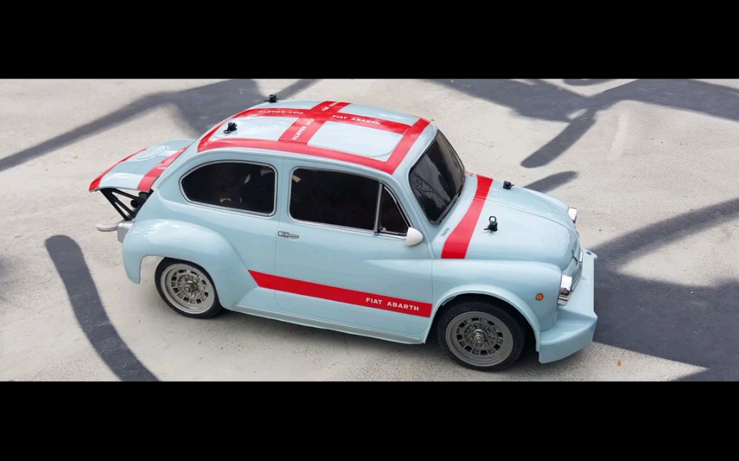 【户外野跑】田宫 1/10 m-02 菲亚特 阿巴特 1000 tcr corsa 复古车型