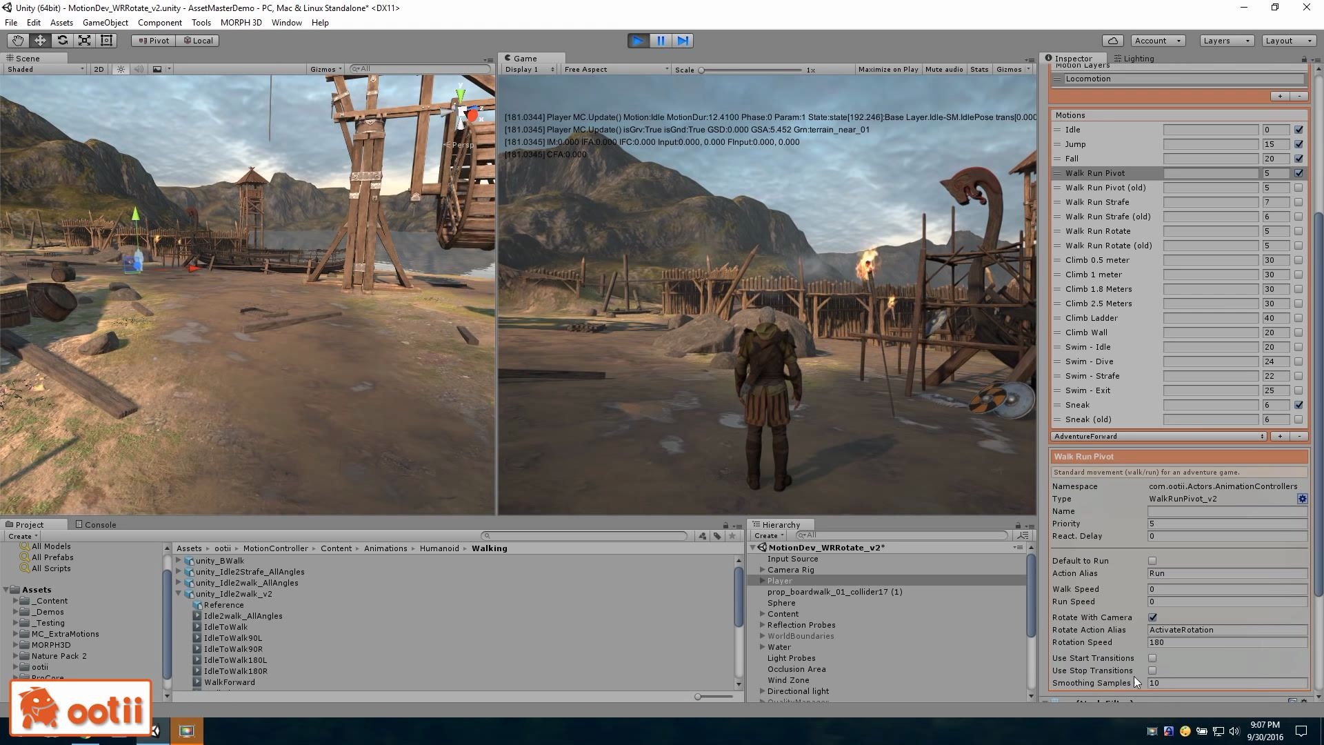 第三人称运动动作控制器系统模板unity游戏素材资源人人素材rrcg