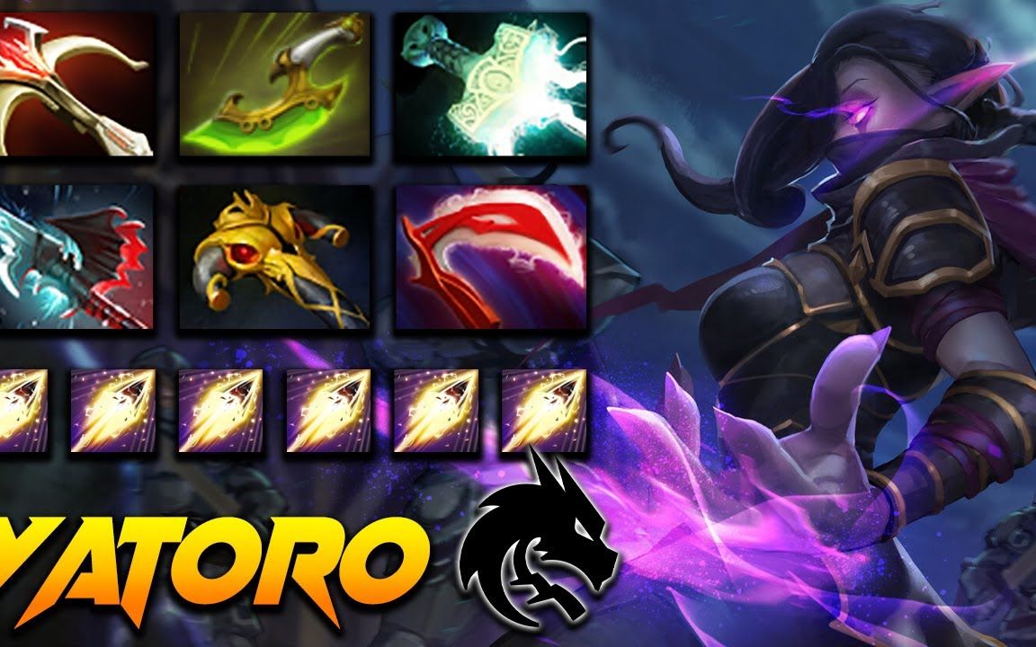 32 dota2】yatoro圣堂刺客教学!传奇!