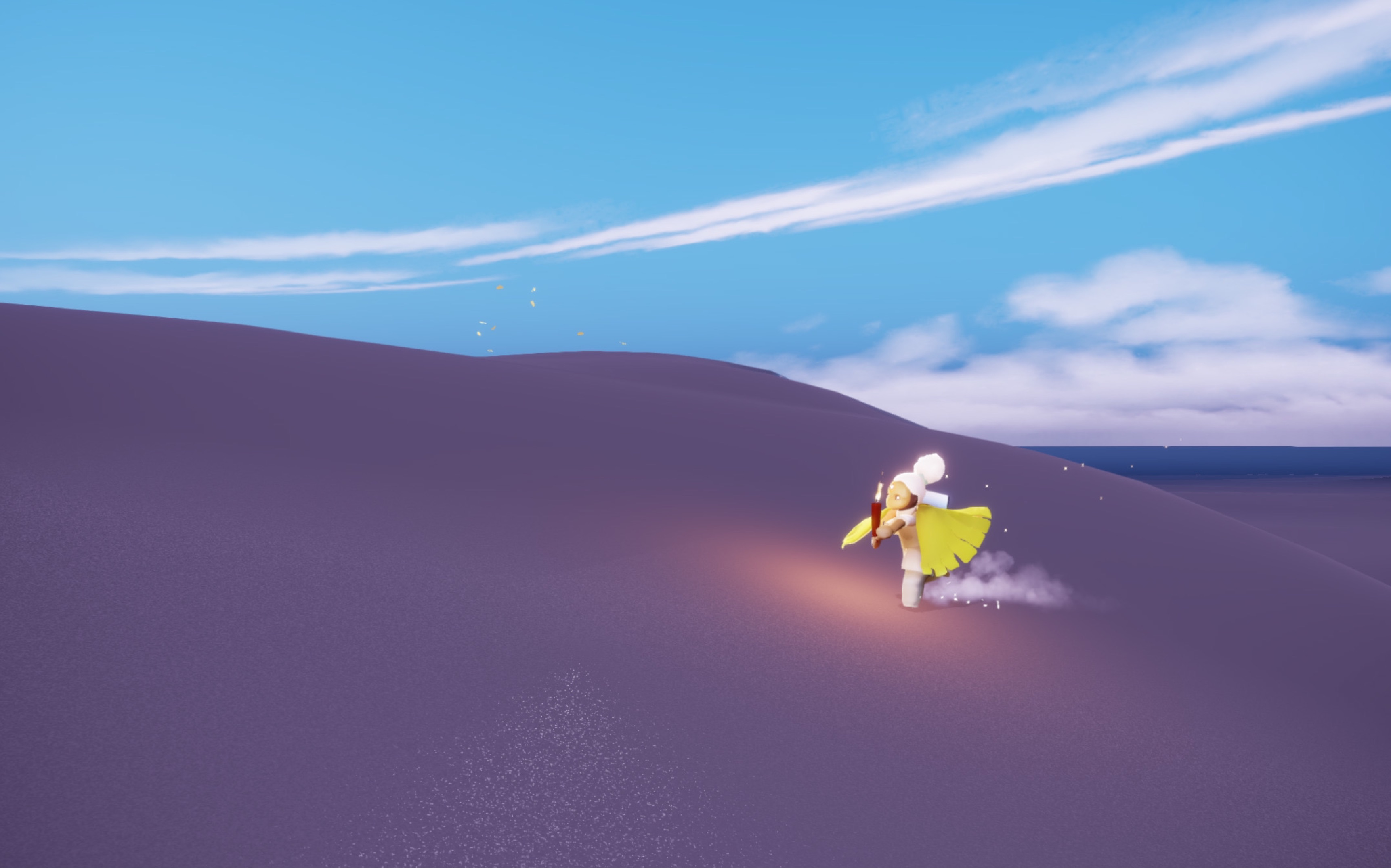 突如其来的教程sky光遇云野光翼收集送给安卓小伙伴