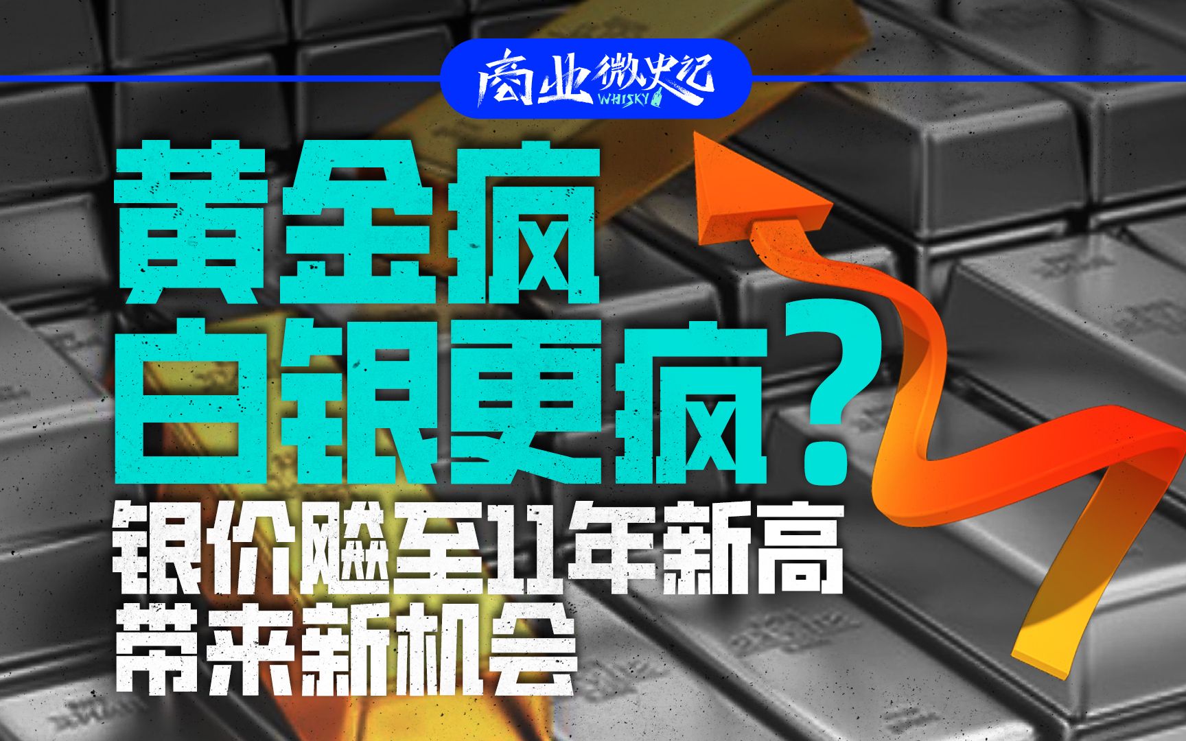 黄金疯,白银更疯?银价飚至11年新高带来新机会哔哩哔哩bilibili