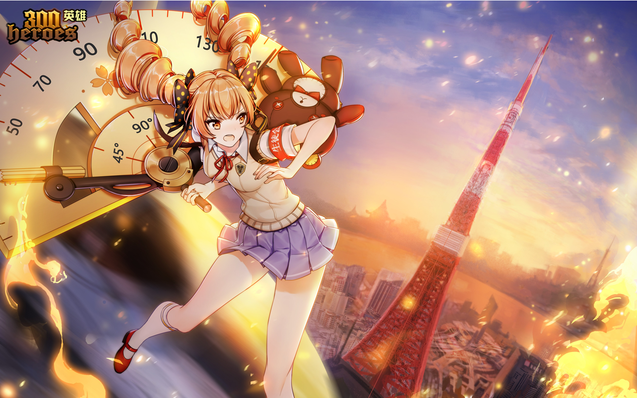 300英雄新皮肤不知火舞风纪委员织田市语音特别的可爱哦