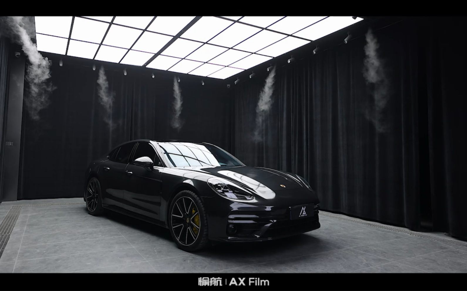 保时捷帕拉梅拉,金属漆火山灰改色膜,ax改色膜,小众颜色.