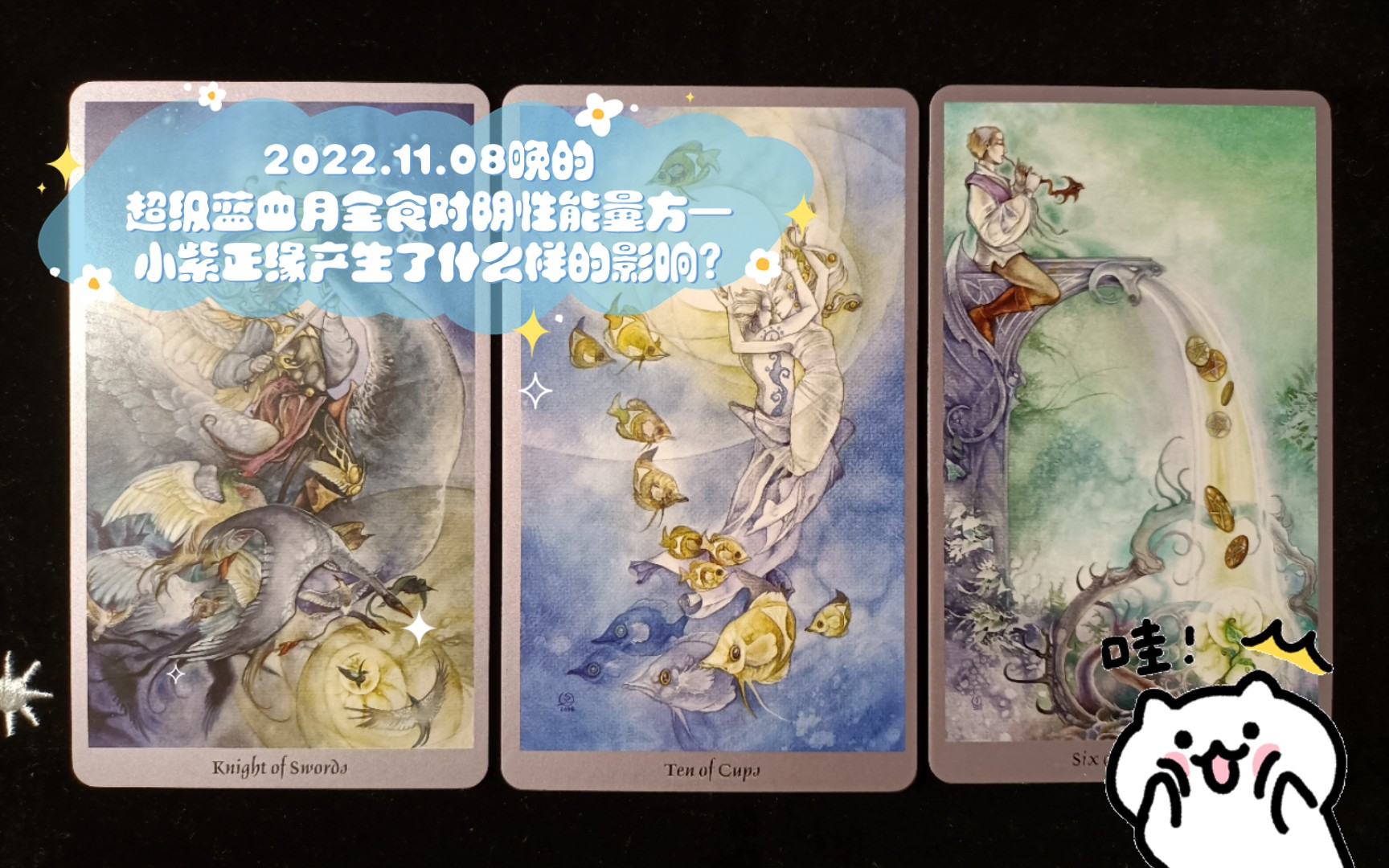 2022.11.08晚的超级蓝血月全食对阴性能量方—小紫正缘产生了什么样的影响?哔哩哔哩bilibili