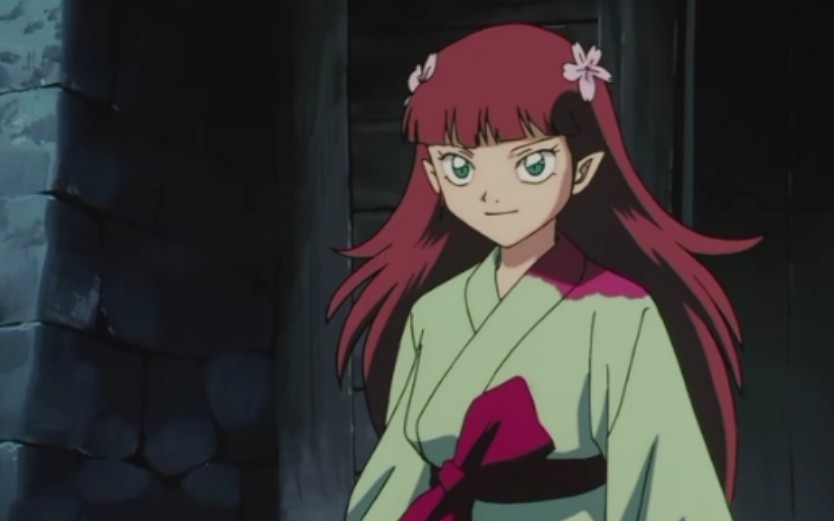 春岚挡在城门口,不让犬夜叉进去