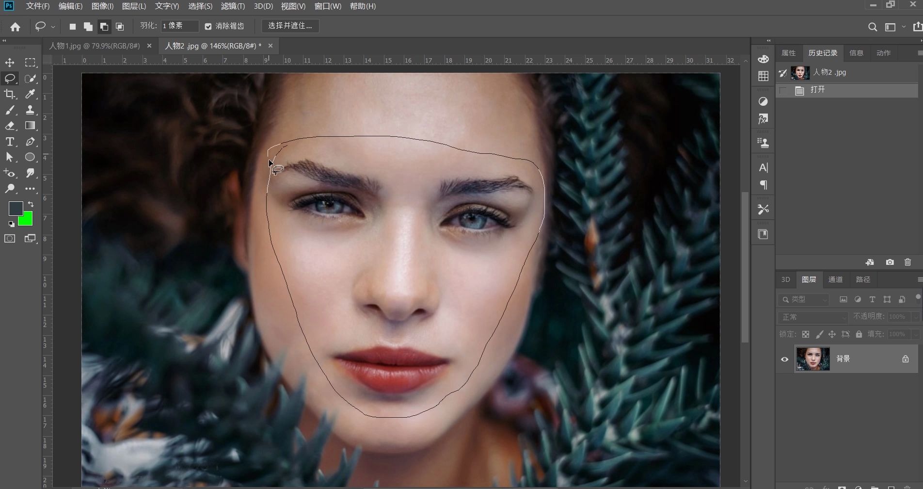 ps小技巧——人物换脸_哔哩哔哩_bilibili
