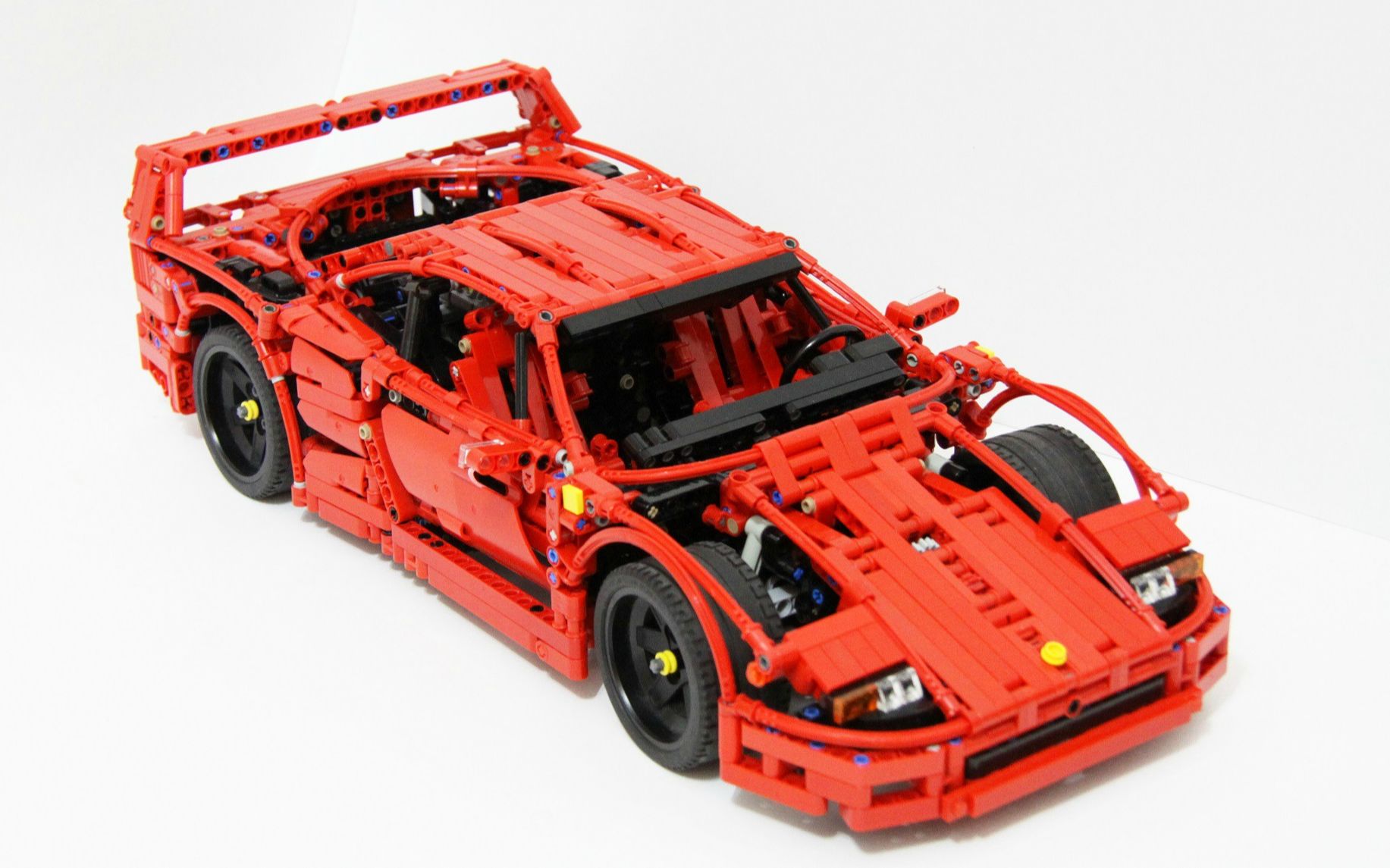 lego乐高 technic科技系列 moc ferrari f40 法拉利_哔哩哔哩 (゜-゜)
