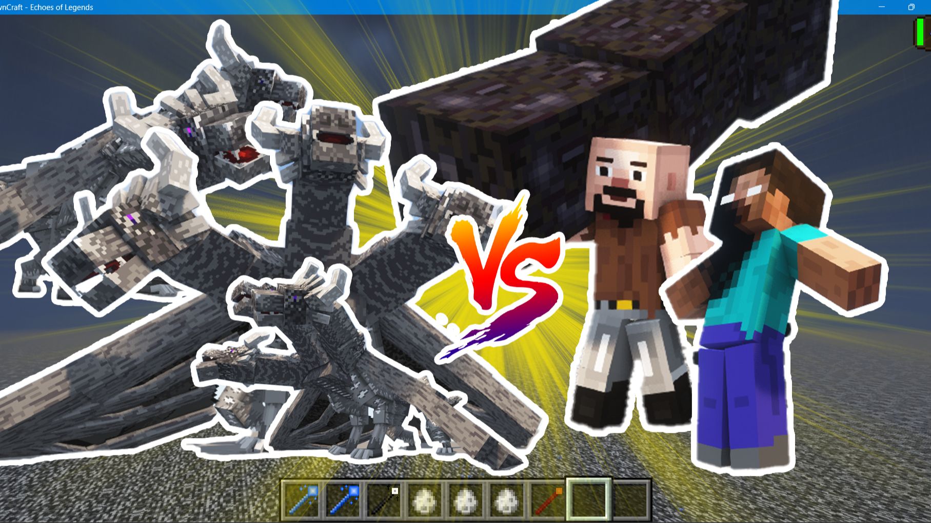 Minecraft (我的世界):龙域领主 VS Notch、Herobrine哔哩哔哩bilibili我的世界游戏实况