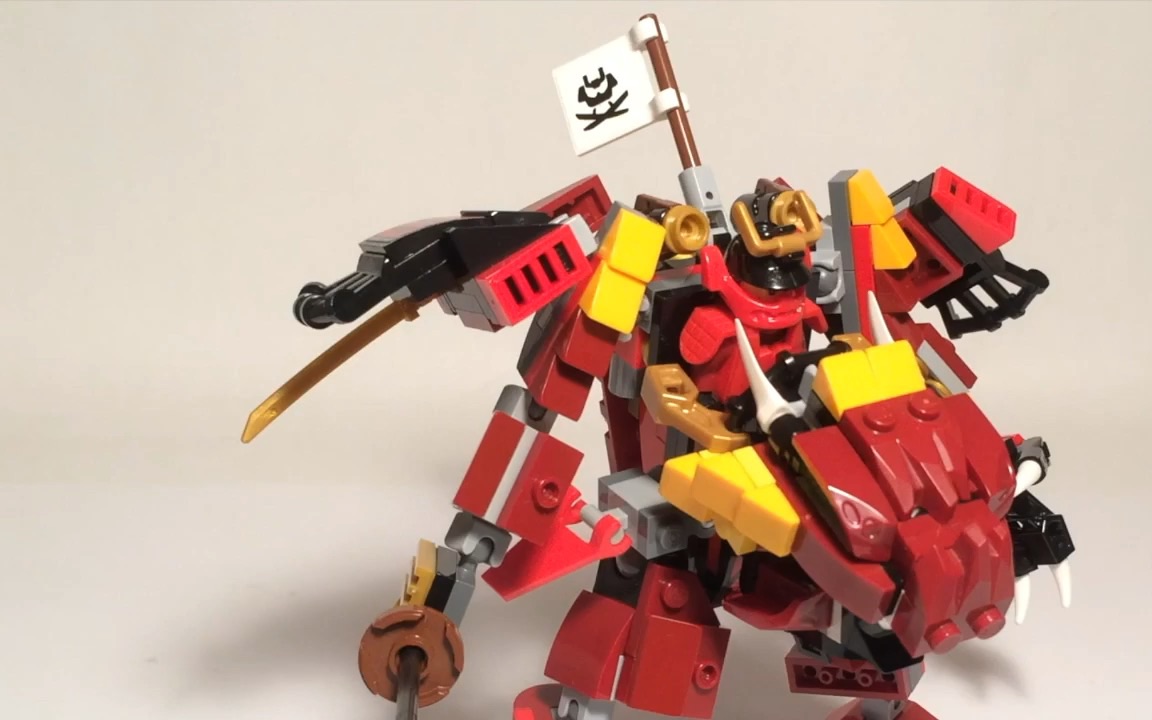 乐高moc 武士机甲_哔哩哔哩_bilibili