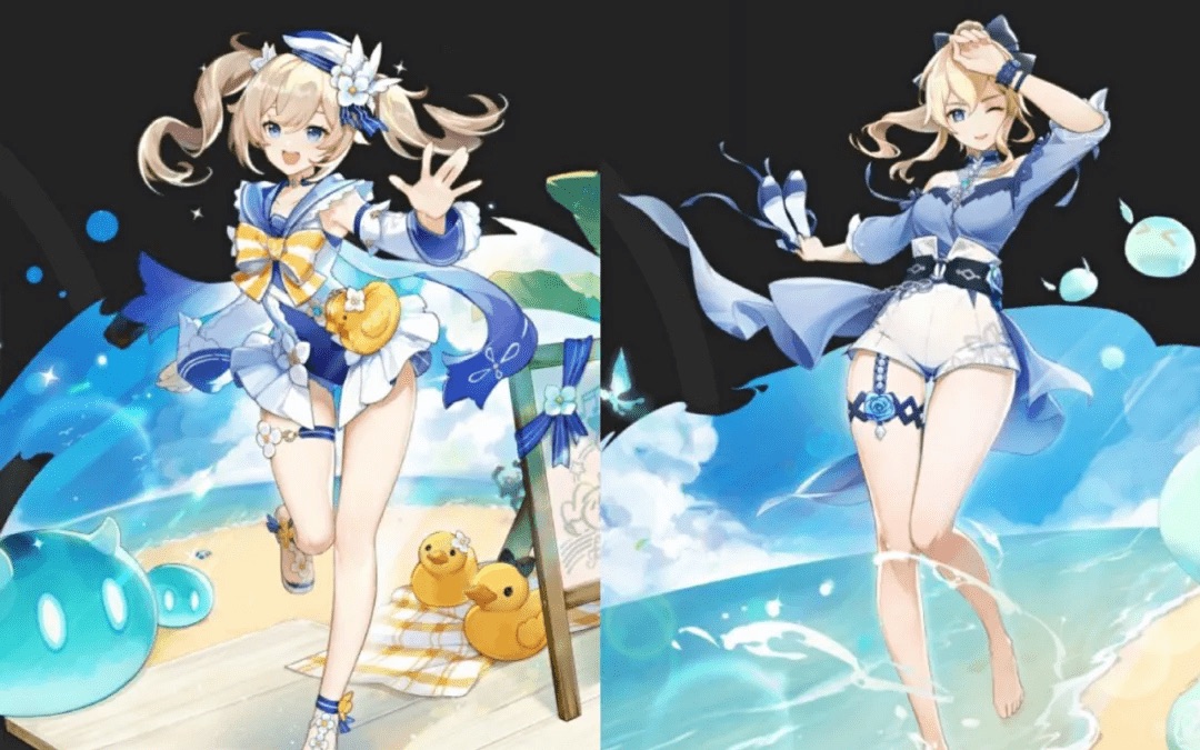 【原神】琴芭芭拉夏日泳装皮肤特殊语音(中日英韩)合集