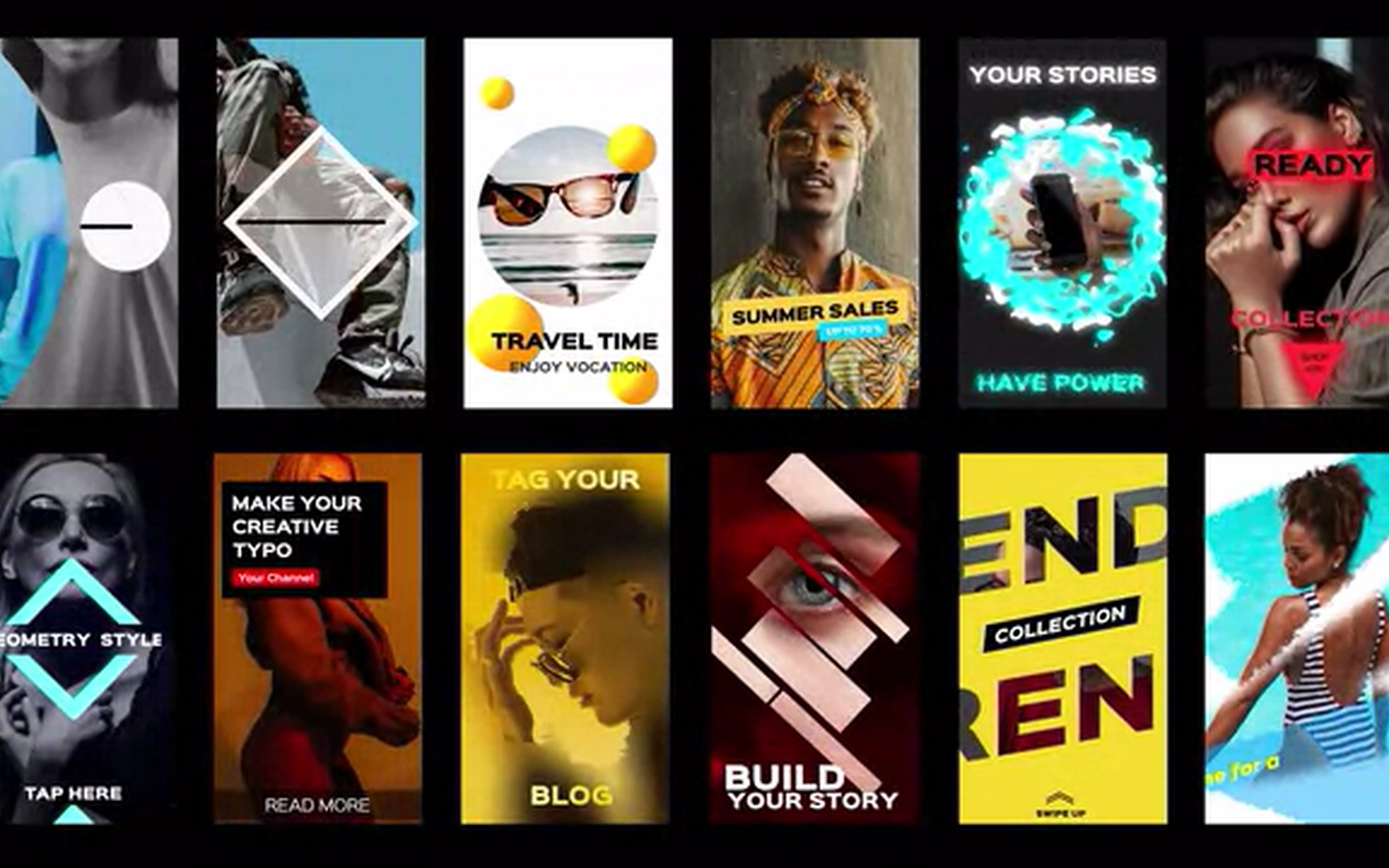 ae模板竖屏产品封面动态设计模板