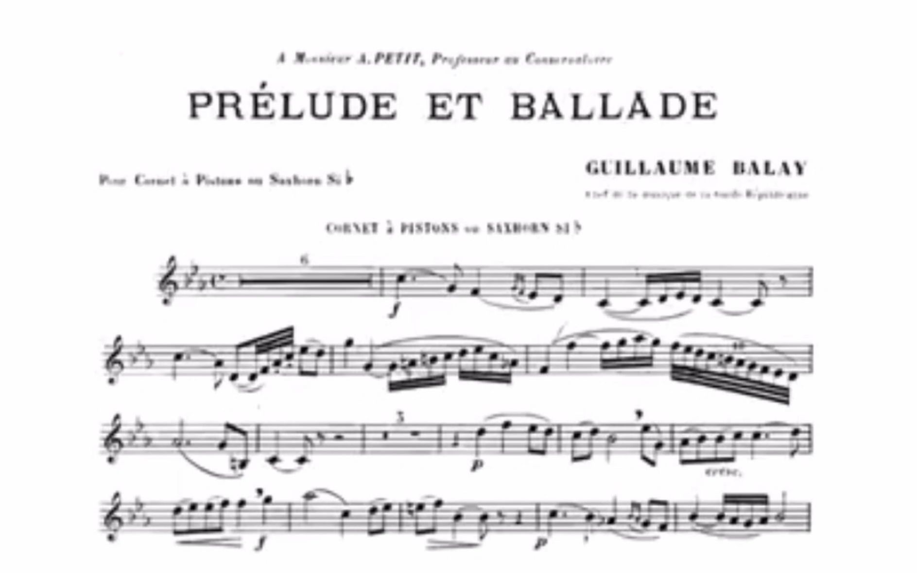 [图]【小号协奏曲】prelude et ballade