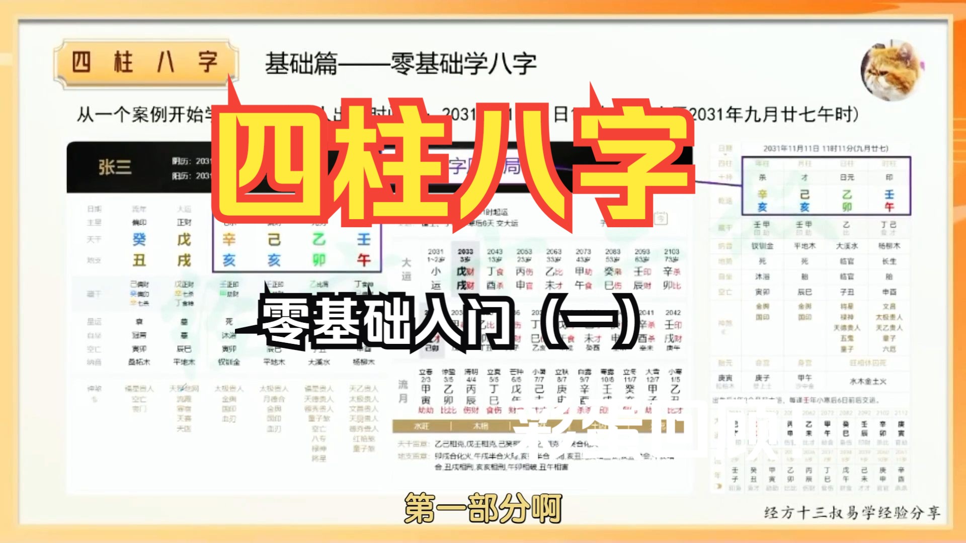 1.《四柱八字》问真排盘与命理整体分析哔哩哔哩bilibili