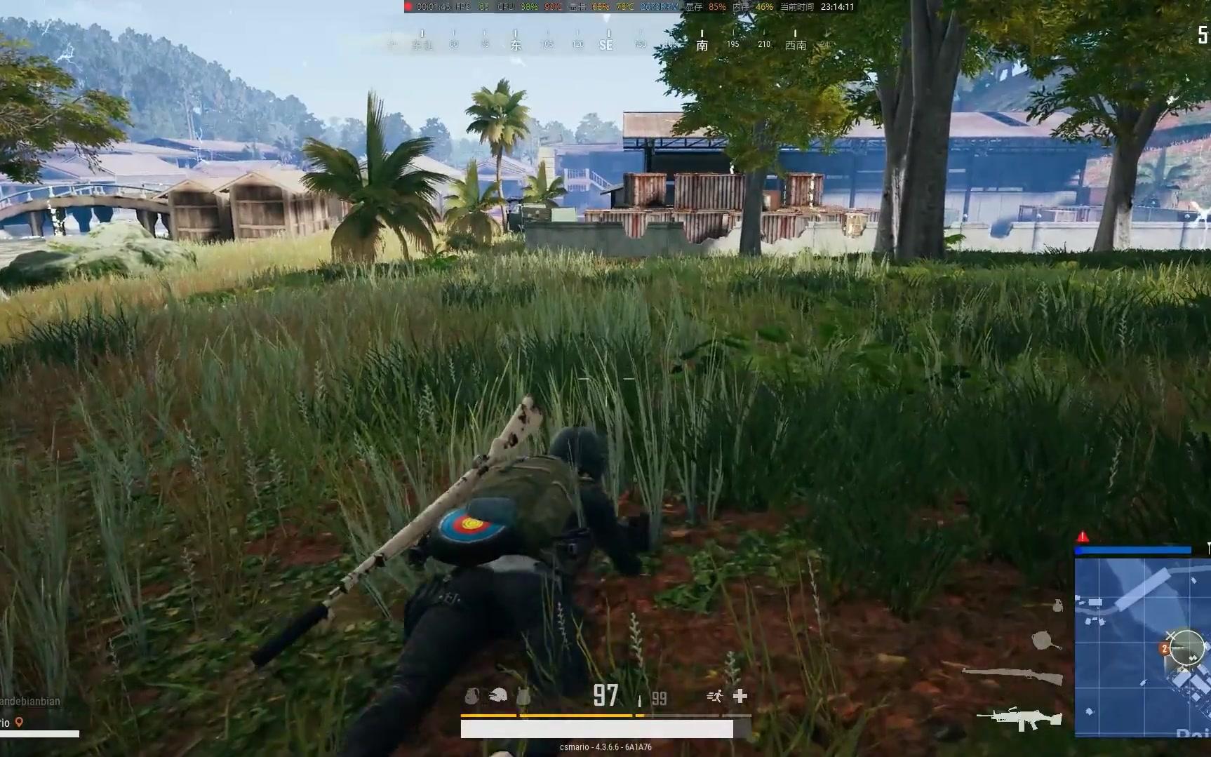 【csmario】绝地求生 qbz95很强 我选择m249_哔哩哔哩_bilibili