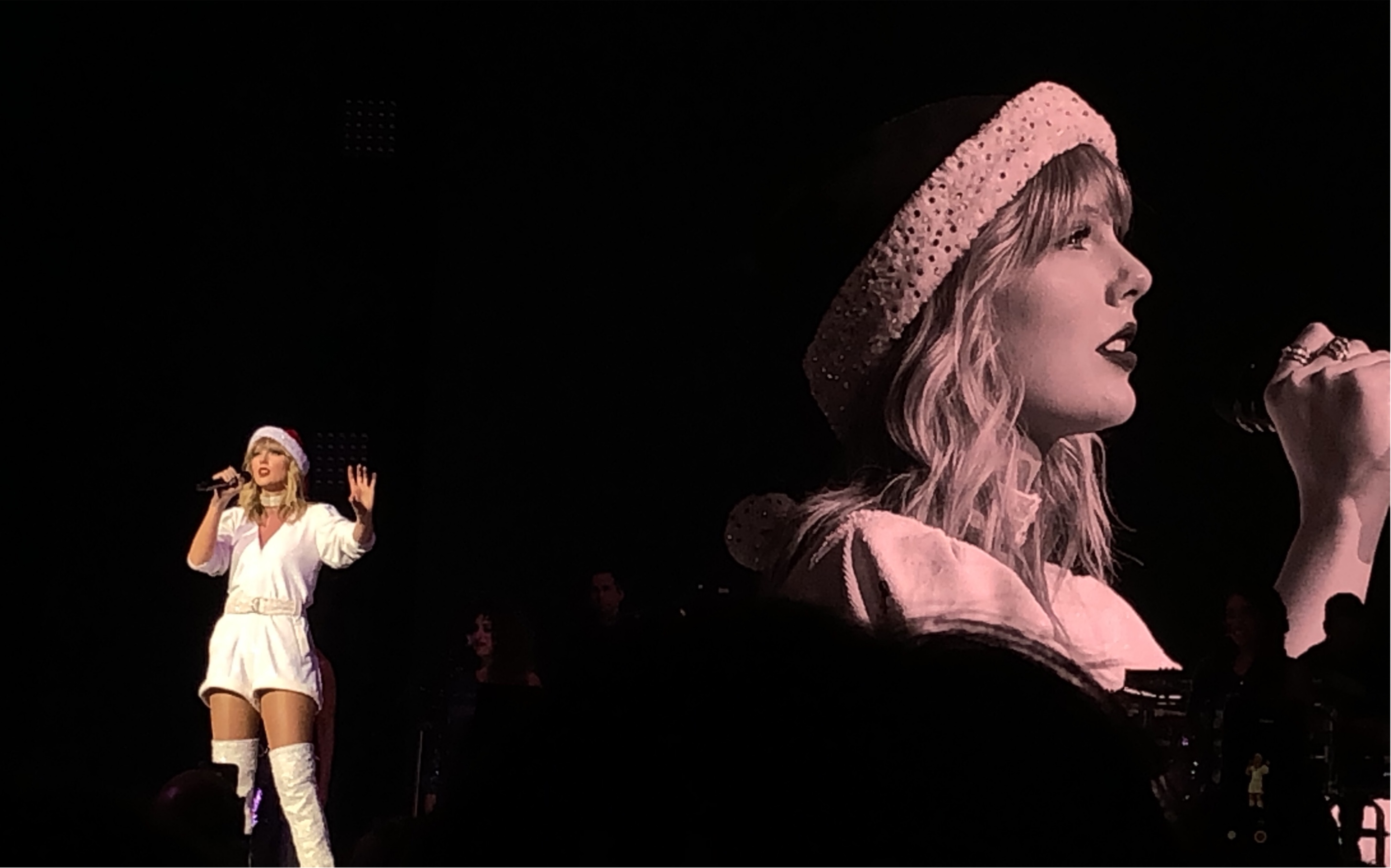 霉霉taylor swift在capital jingle bell ball表演饭拍长片段