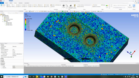 [图]#ANSYS Meshing#热源与空气对流传热模型网格划分#流体域和热源网格划分